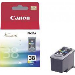 Canon CL-38 Tri-Color Original Ink Cartridge (9 Ml.) for Canon Pixma ip1800, ip1900, ip2500, ip2600, MP140, MP190, MP210, MP220, MP470, MX300, MX310